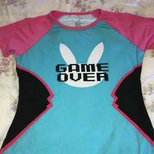 Overwatch bib onesie